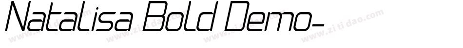 Natalisa Bold Demo字体转换